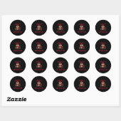 Stop Asking Why I'm A Crazy I Don't Ask Why You're Ronde Sticker (Vel)