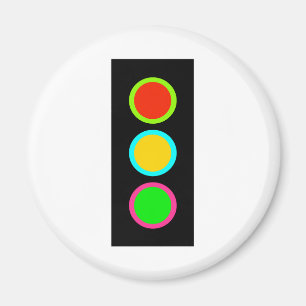 Stop-Attentie-Go van het verkeerssignaal Magneet