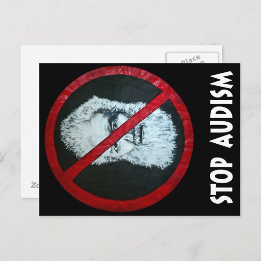 Stop Audisme Briefkaart (Voorkant / Achterkant)