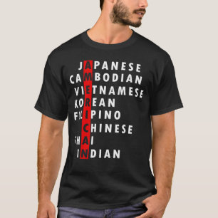 Stop Aziatische haat Aziatische Amerikanen... Amer T-shirt