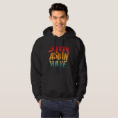 stop Aziatische haat Hoodie (Voorkant volledig)