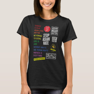 Stop Aziatische haat T-shirt