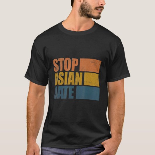Stop Aziatische haat T-shirt (Voorkant)