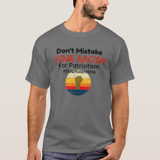 Stop Aziatische haat T-shirt (Voorkant)