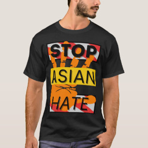 Stop aziatische haat t-shirt