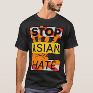 Stop aziatische haat t-shirt