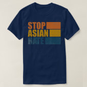 Stop Aziatische Hate Stop AAPI Asian American T-shirt (Design voorkant)