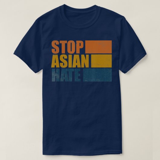 Stop Aziatische Hate Stop AAPI Asian American T-shirt (Design voorkant)
