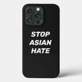 Stop Aziatische Hate, zwart wit Case-Mate iPhone Case (Achterkant)