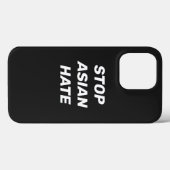 Stop Aziatische Hate, zwart wit Case-Mate iPhone Case (Achterkant (horizontaal))