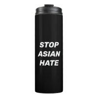 Stop Aziatische Hate, zwart wit