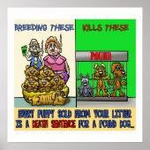 STOP BACKYARD BREEDING POSTER (Voorkant)