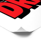 Stop Being Dramatic! Perfect Poster (Hoek)