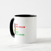 "Stop Being Shallow" Mug Mok (Voorkant links)