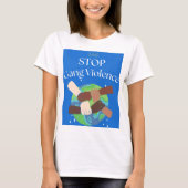 Stop Bende Geweld Handen Verstrengeld T-shirt (Voorkant)