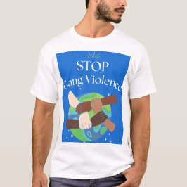 Stop Bende Geweld Handen Verstrengeld T-shirt