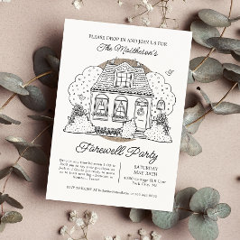 Stop bij afscheidsfeestje kaart