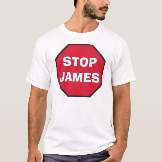 stop_blank, STOPJAMES T-shirt (Voorkant)