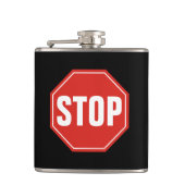 STOP Bord Heupfles (Voorkant)