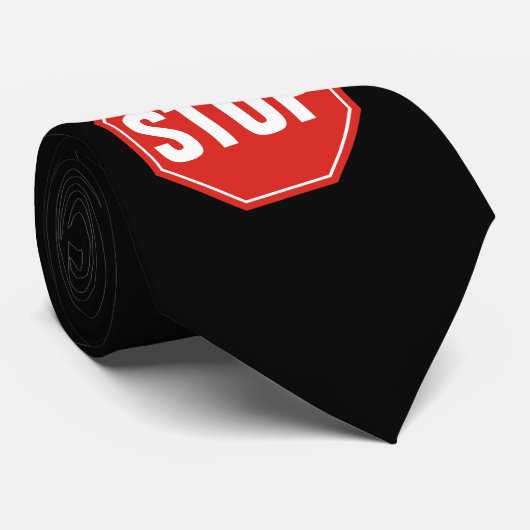 STOP Bord Stropdas (Opgerold)