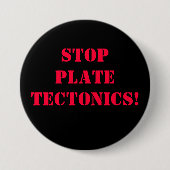Stop Bord Tectonics Button (Voorkant)
