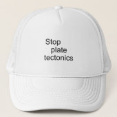 Stop bord-tektonica trucker pet (Voorkant)