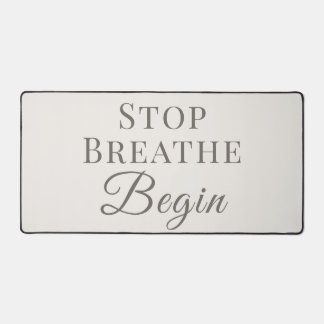 Stop Breathe Begin – Mindful Bureaubladherinnering Bureaumat