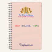 Stop Breathe Think Journaal Notitieboek (Voorkant)