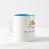 Stop Breathe Think Mok (Voorkant links)