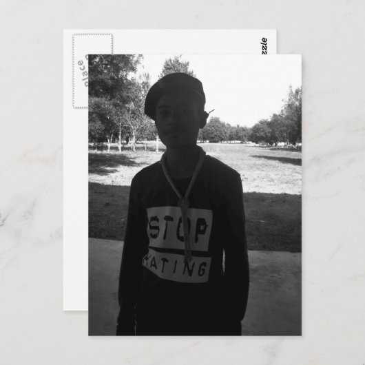 STOP BRIEFKAART (Voorkant / Achterkant)