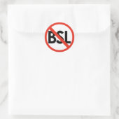 Stop BSL! Anti-BSL kleine stickers (Tas)