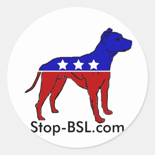 Stop-BSL logo sticker (Voorkant)