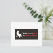 Stop Bull Fighting! Briefkaart (Staand voorkant)