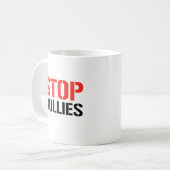 STOP BULLIES KOFFIEMOK (Voorkant links)