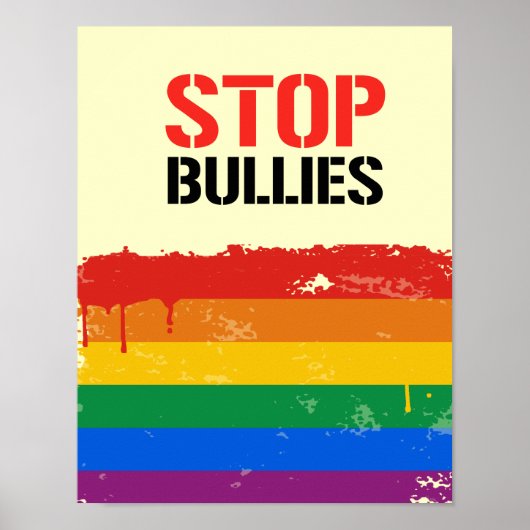STOP BULLIES POSTER (Voorkant)