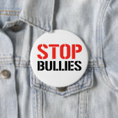 STOP BULLIES RONDE BUTTON 4,0 CM (In situ)