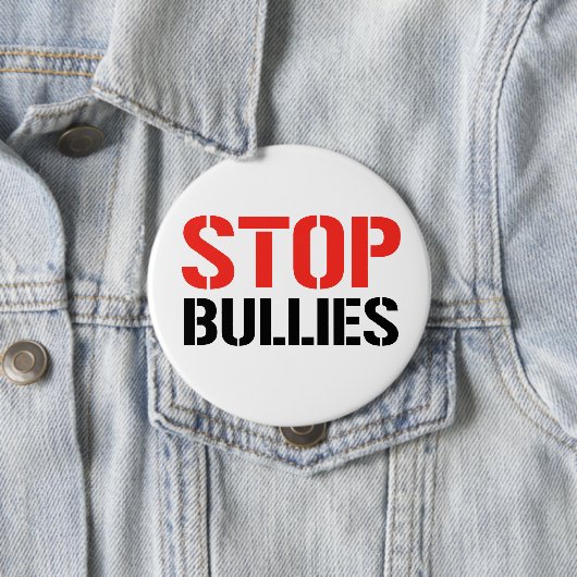 STOP BULLIES RONDE BUTTON 4,0 CM (In situ)