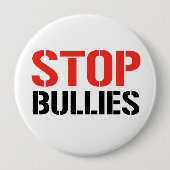 STOP BULLIES RONDE BUTTON 4,0 CM (Voorkant)