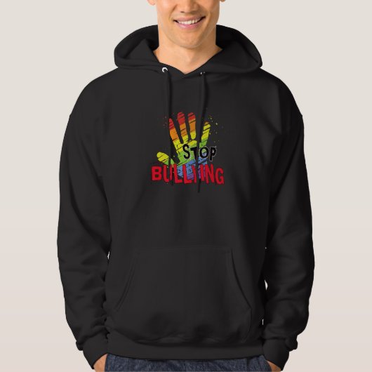 Stop Bullying Awareness Anti Bully Equality Matchi Hoodie (Voorkant)