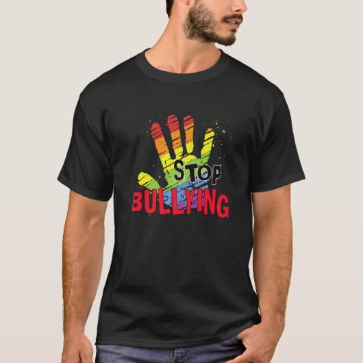 Stop Bullying Awareness Anti Bully Equality Matchi T-shirt (Voorkant)