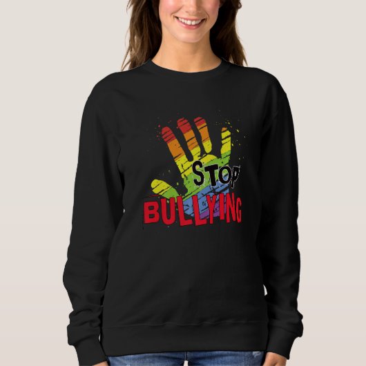 Stop Bullying Awareness Anti Bully Equality Matchi Trui (Voorkant)