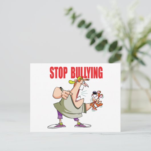 STOP BULLYING BRIEFKAART (Staand voorkant)