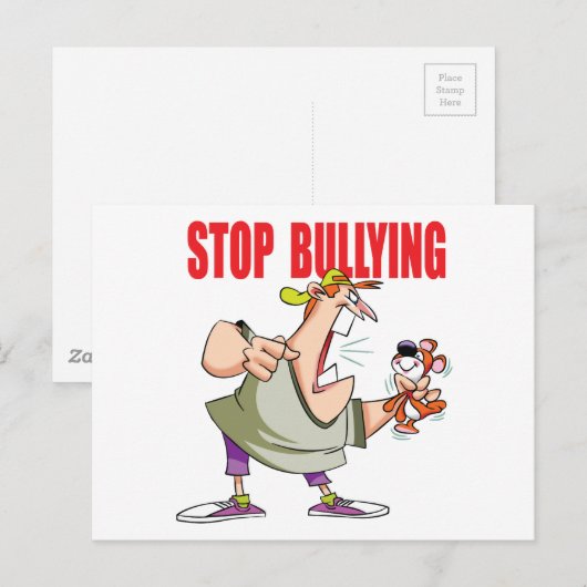 STOP BULLYING BRIEFKAART (Voorkant / Achterkant)