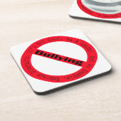 Stop Bullying-Logo by Shirley Taylor Bier Onderzetter (Linkerzijde)