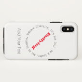 Stop Bullying-Logo by Shirley Taylor Case-Mate iPhone Case (Achterkant (horizontaal))