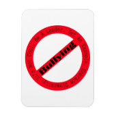 Stop Bullying-Logo by Shirley Taylor Magneet (Verticaal)