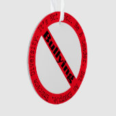 Stop Bullying-Logo by Shirley Taylor Ornament (voorkant)