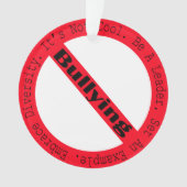 Stop Bullying-Logo by Shirley Taylor Ornament (voorkant)