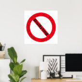 Stop Bullying-Logo by Shirley Taylor Poster (Thuiskantoor)