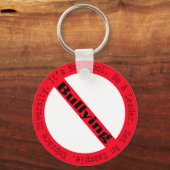 Stop Bullying-Logo by Shirley Taylor Sleutelhanger (Voorkant)
